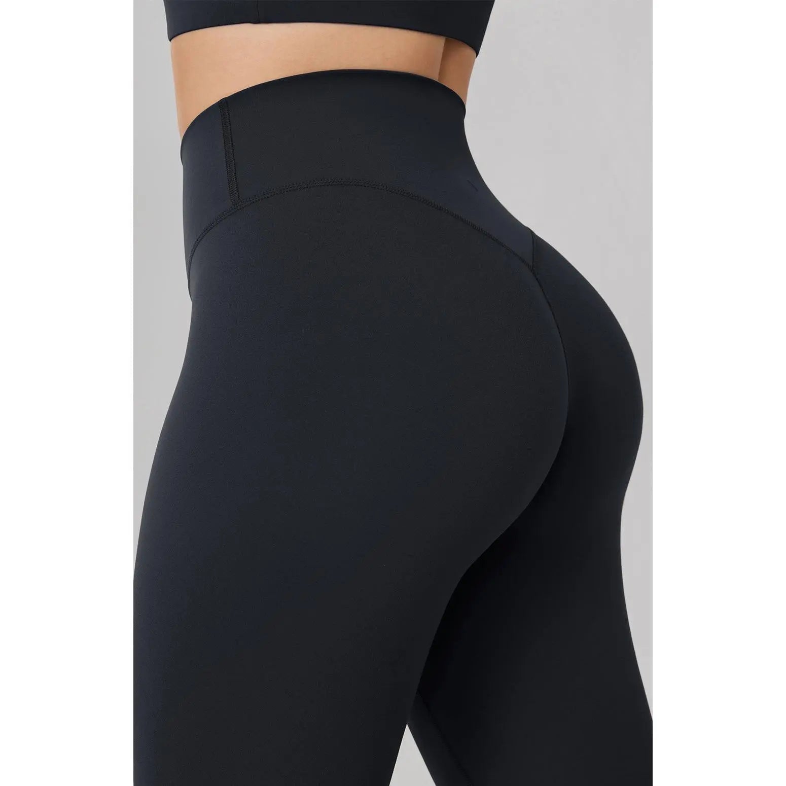 Hugcurve No Front Seam High Waisted Workout Leggings for Women Buttery Soft Yoga Pants Gym Athletic Tights - 25''/28''