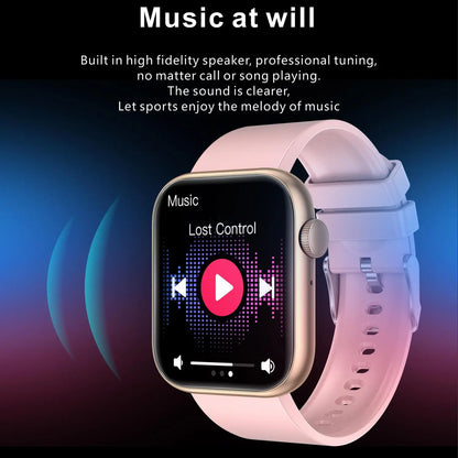 Smart Fitness Tracker Smartwatch with Bluetooth Call Function - Activity Watch for iPhone & Android, Touchscreen Health Wearable