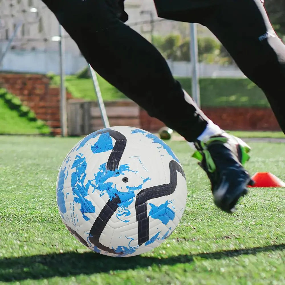 Size 5 Soccer Ball, 1/3 Counts PU Football, Football Equipment for Training & Entertainment, Football Accessories, Birthday Gifts for Boys, Men, Includes Bag, Net Bag, Pump, Needles