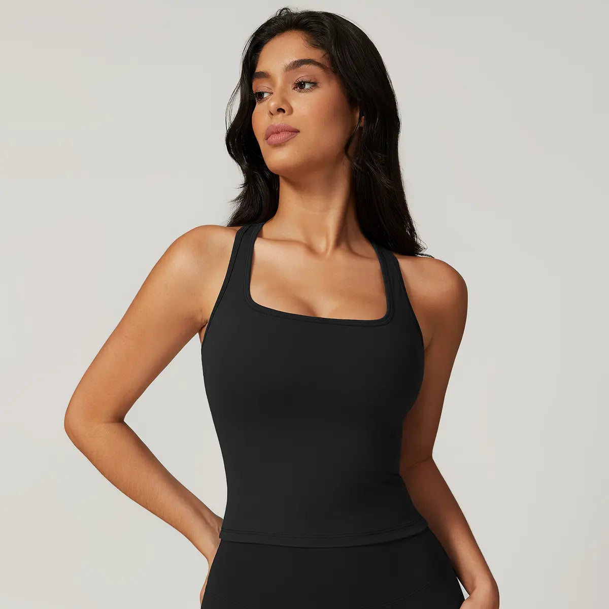 MASKERT Women'S Sports Tank Top Built-In Bra Stretchy Buttery Soft Lightweight for Yoga & Training