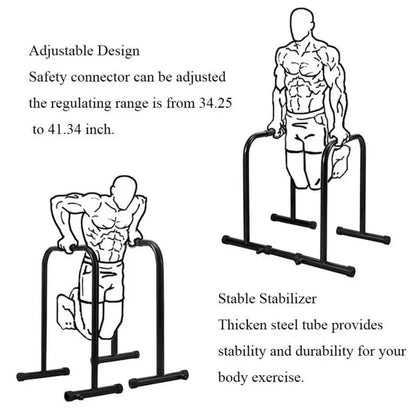Relife Sports Dip Station Functional Heavy Duty Dip Stands Fitness Workout Dip Bar Station Stabilizer Parallette Push up Stand Dealsforyoudays Strength Training Equipment Summervibes