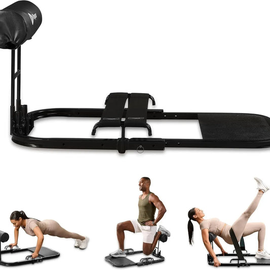 Lifepro Gluteblast Hip Thrust Machine - Compact Home Gym Equipment for Enhanced Glute Development and Lower Back Support | Adjustable Design with Lifetime Warranty