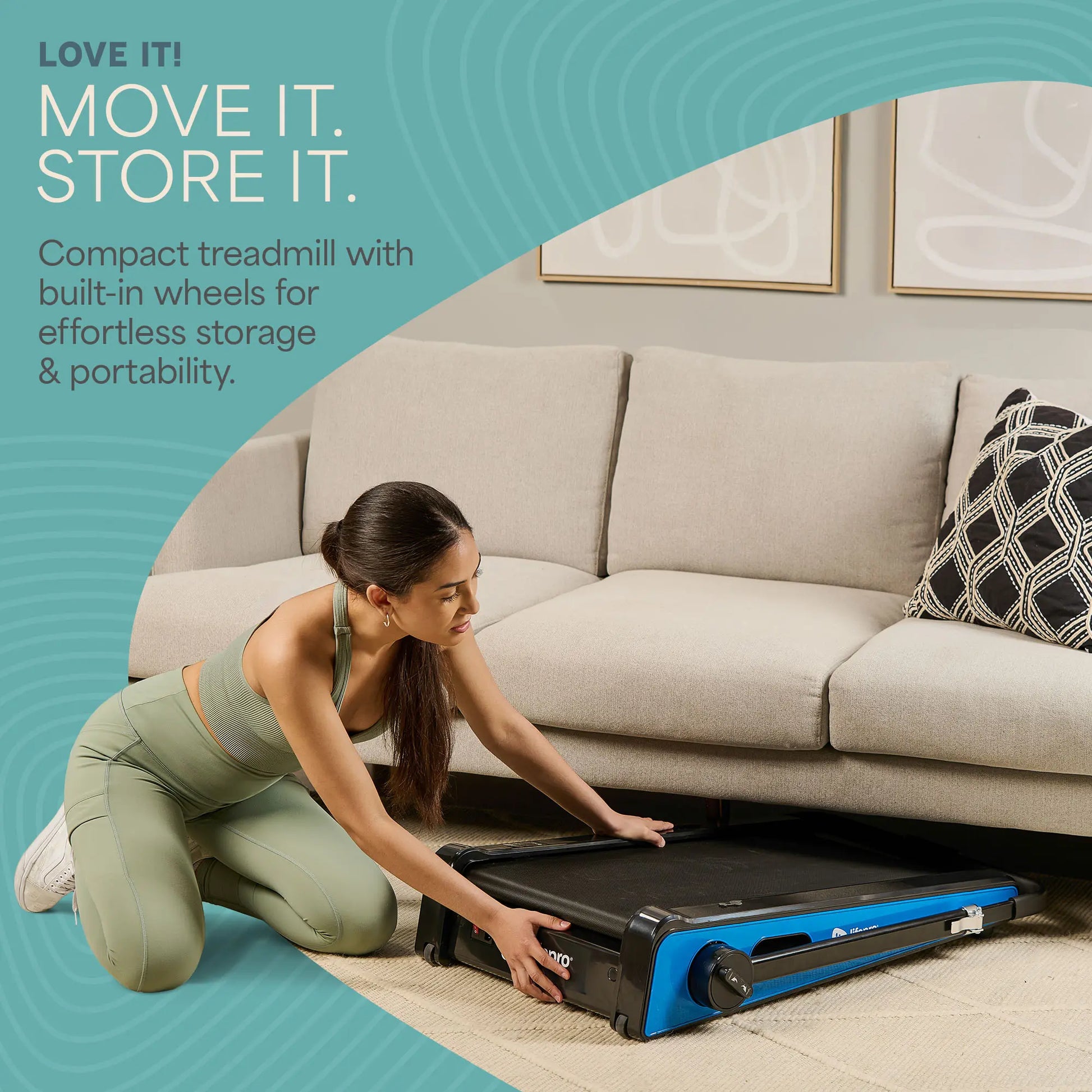 Pacermini Pro Portable Treadmill - Exercise Equipment for Home Gym Portable Treadmill