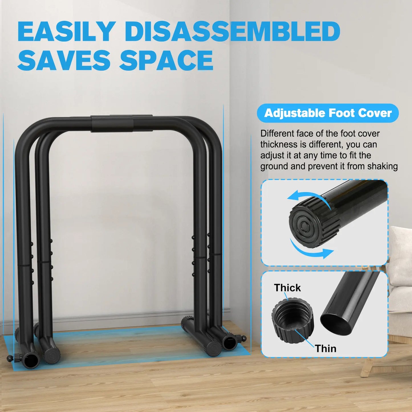 Relife Sports Dip Station Functional Heavy Duty Dip Stands Fitness Workout Dip Bar Station Stabilizer Parallette Push up Stand Dealsforyoudays Strength Training Equipment Summervibes