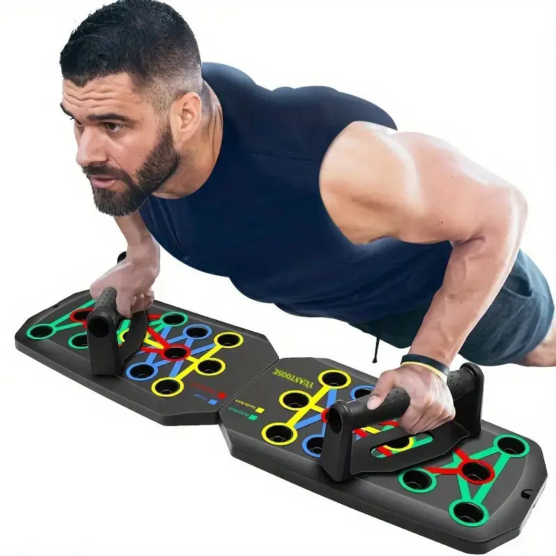 Push-Up Board for Men and Women Multifunctional Detachable Push-Up Bar for Strength Training Portable Home Gym Exercise Equipment Fitness Level Summervibes