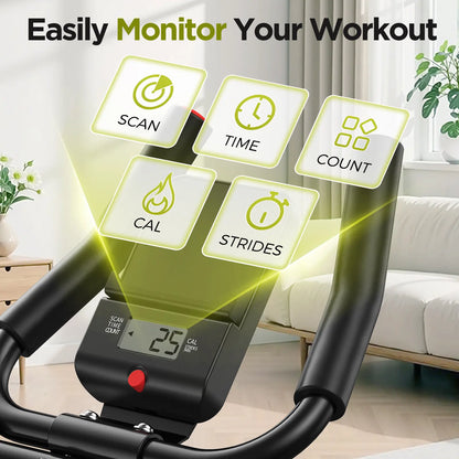 FLYBIRD Foldable Fitness Ab Machine - Adjustable Multifunctional Abdominal Muscle Core Trainer, Tummy Exercise Equipment for Beginner at Home Gym Full Body Strength Training