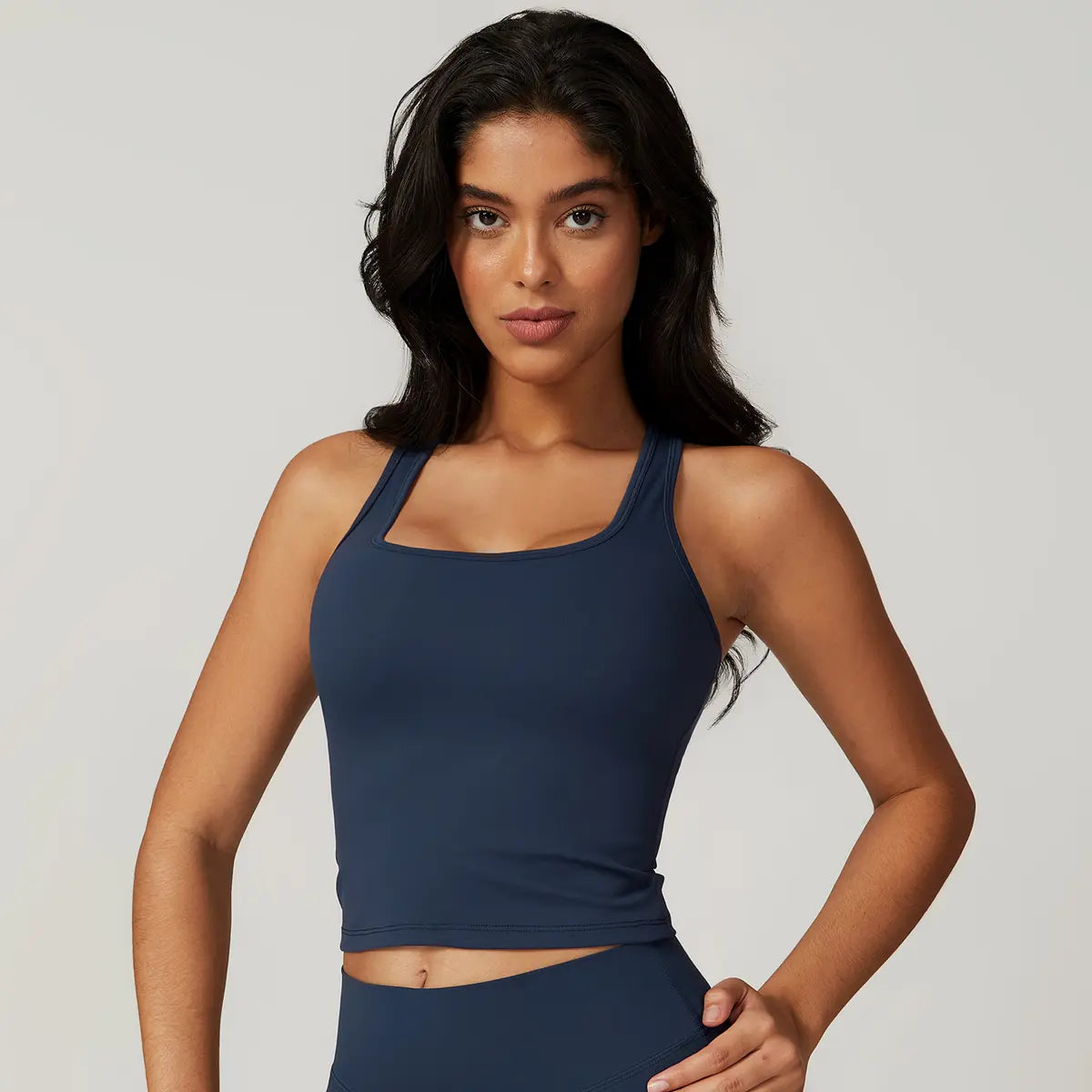 MASKERT Women'S Sports Tank Top Built-In Bra Stretchy Buttery Soft Lightweight for Yoga & Training
