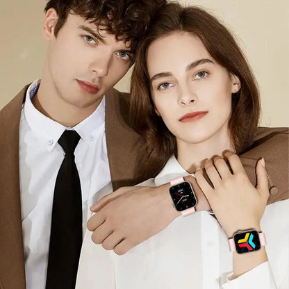 Smart Fitness Tracker Smartwatch with Bluetooth Call Function - Activity Watch for iPhone & Android, Touchscreen Health Wearable