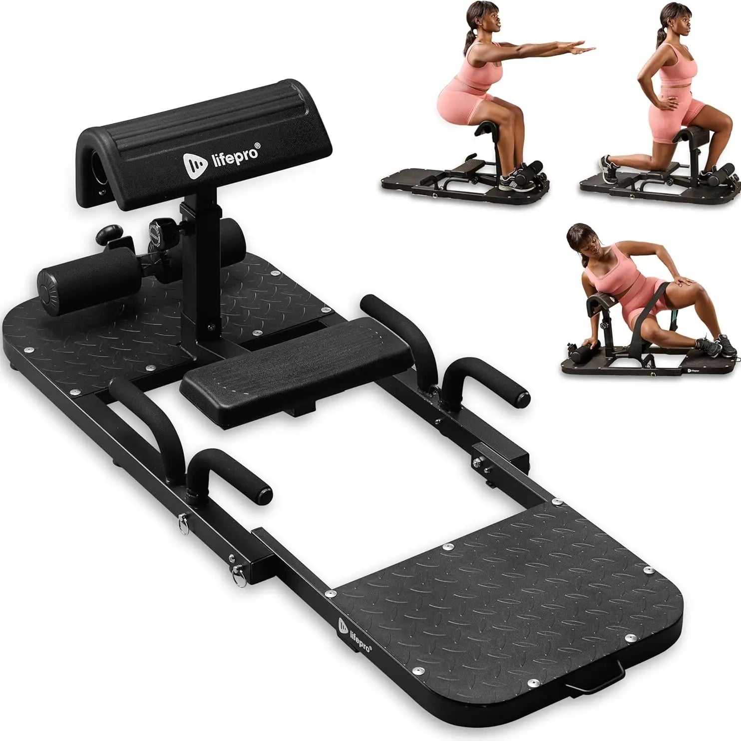 Lifepro Gluteblast Hip Thrust Machine - Compact Home Gym Equipment for Enhanced Glute Development and Lower Back Support | Adjustable Design with Lifetime Warranty